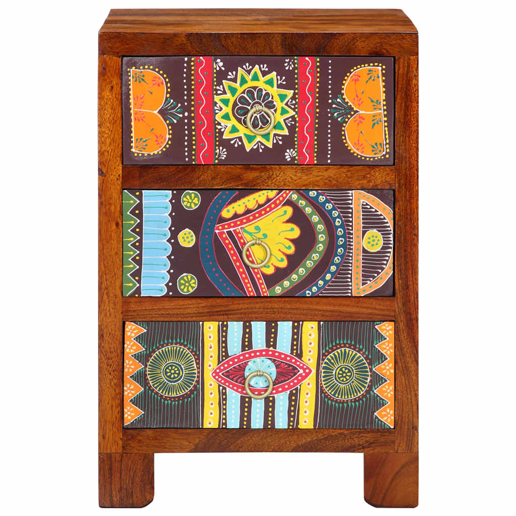 vidaXL Bedside Cabinet 40x40x60 cm Solid Wood Acacia