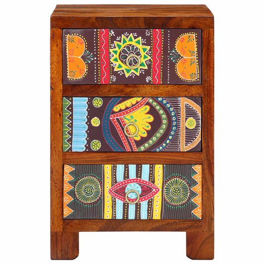 vidaXL Bedside Cabinet 40x40x60 cm Solid Wood Acacia