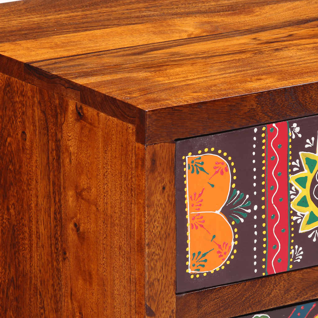 vidaXL Bedside Cabinet 40x40x60 cm Solid Wood Acacia