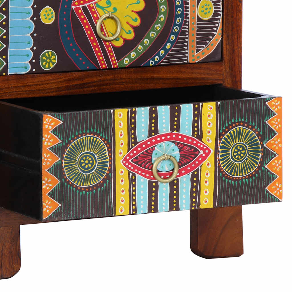 vidaXL Bedside Cabinet 40x40x60 cm Solid Wood Acacia