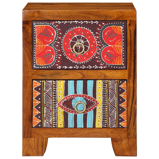 vidaXL Bedside Cabinet 35x35x45 cm Solid Wood Acacia