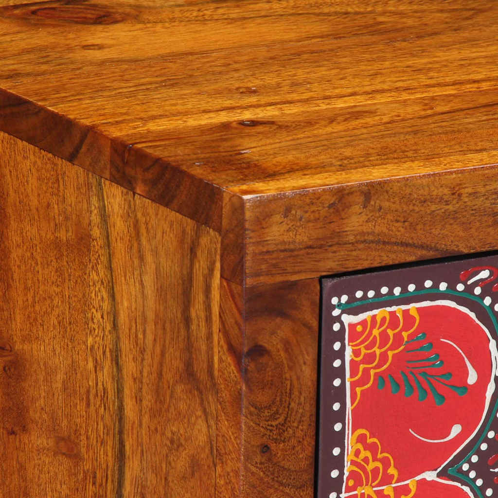 vidaXL Bedside Cabinet 35x35x45 cm Solid Wood Acacia