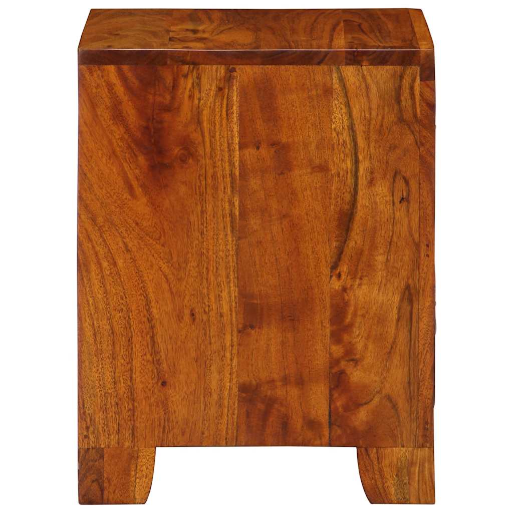 vidaXL Bedside Cabinet 2 pcs 35x35x45 cm Solid Wood Acacia