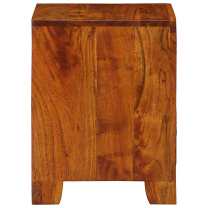 vidaXL Bedside Cabinet 2 pcs 35x35x45 cm Solid Wood Acacia