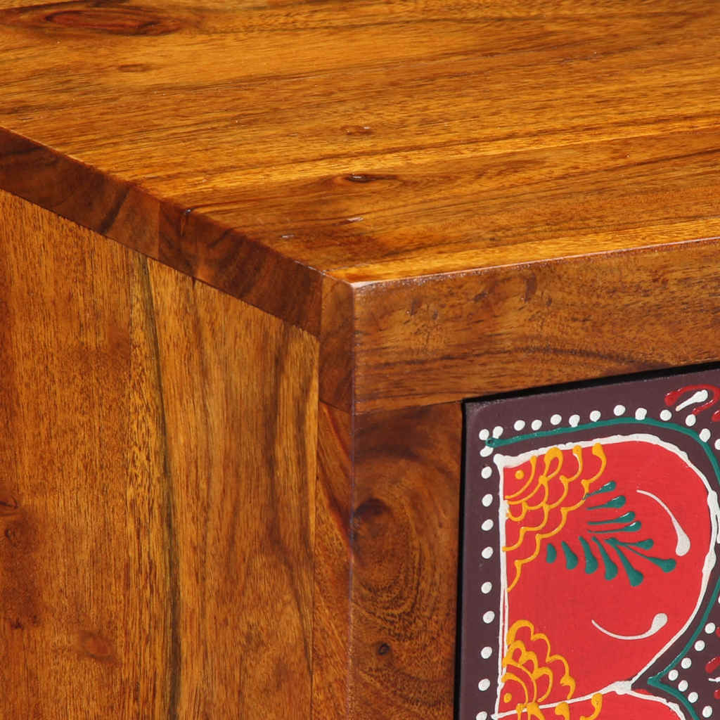vidaXL Bedside Cabinet 2 pcs 35x35x45 cm Solid Wood Acacia