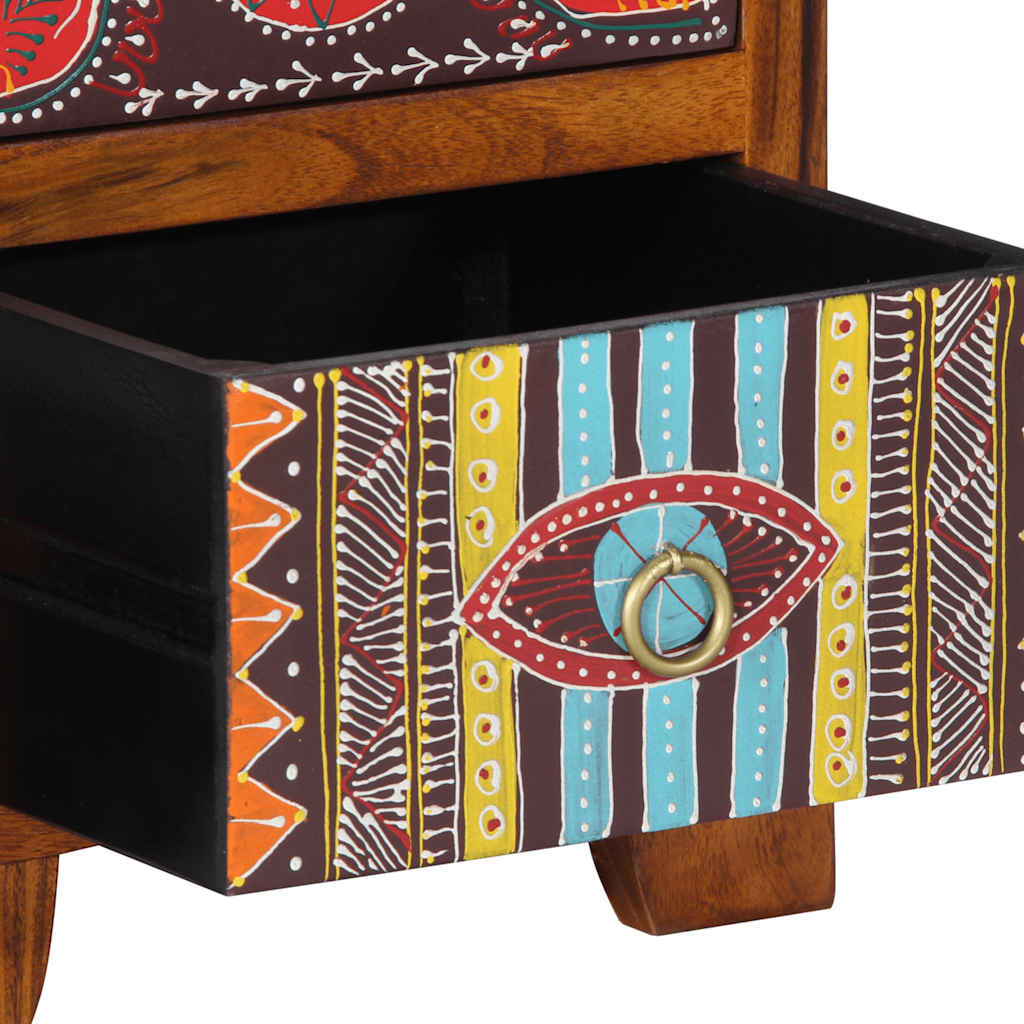vidaXL Bedside Cabinet 2 pcs 35x35x45 cm Solid Wood Acacia