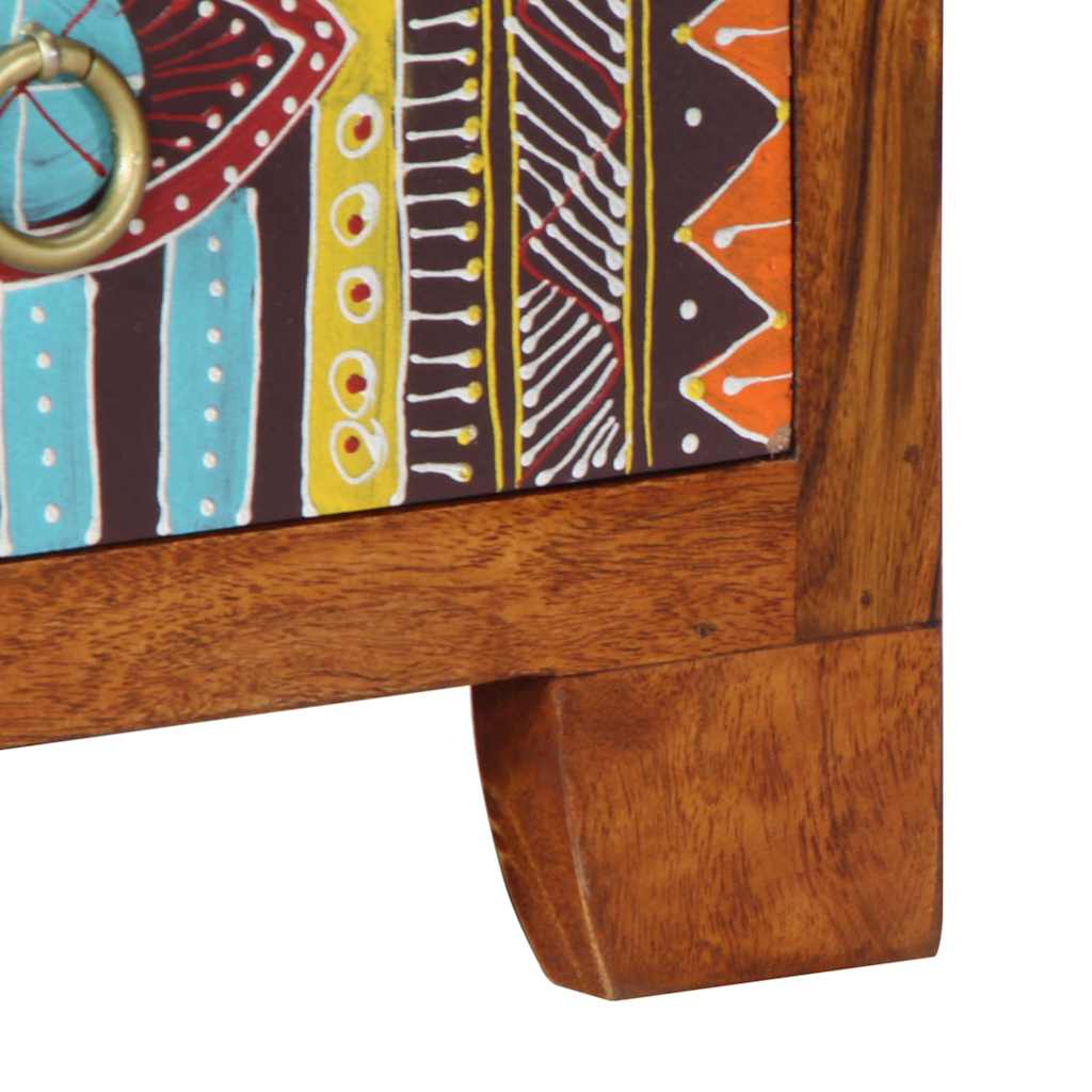 vidaXL Bedside Cabinet 2 pcs 35x35x45 cm Solid Wood Acacia