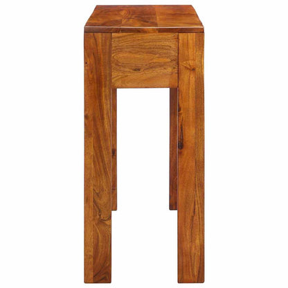vidaXL Console Table 110x35x75 cm Solid Wood Acacia