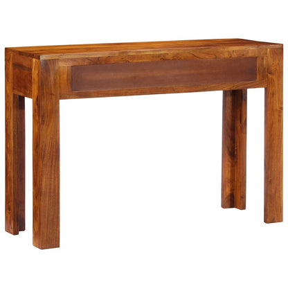 vidaXL Console Table 110x35x75 cm Solid Wood Acacia