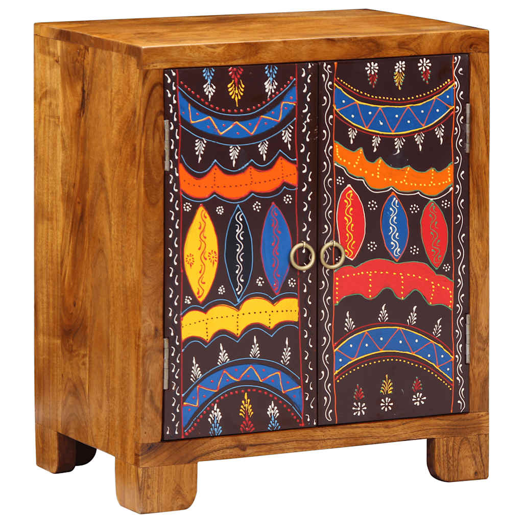 vidaXL Sideboard Multicolour 50x35x60 Solid Wood Acacia