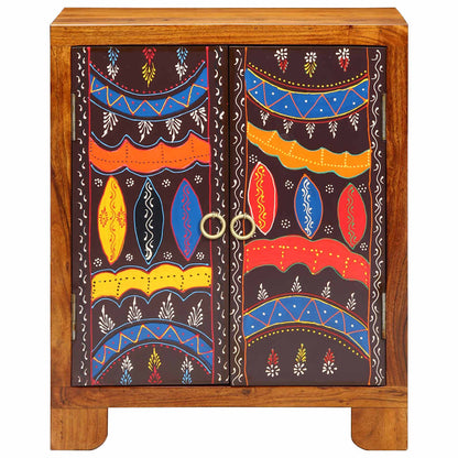 vidaXL Sideboard Multicolour 50x35x60 Solid Wood Acacia