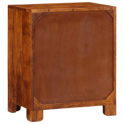 vidaXL Sideboard Multicolour 50x35x60 Solid Wood Acacia