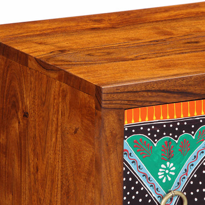 vidaXL Sideboard Multicolour 50x35x60 Solid Wood Acacia