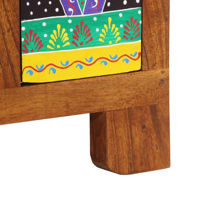 vidaXL Sideboard Multicolour 50x35x60 Solid Wood Acacia