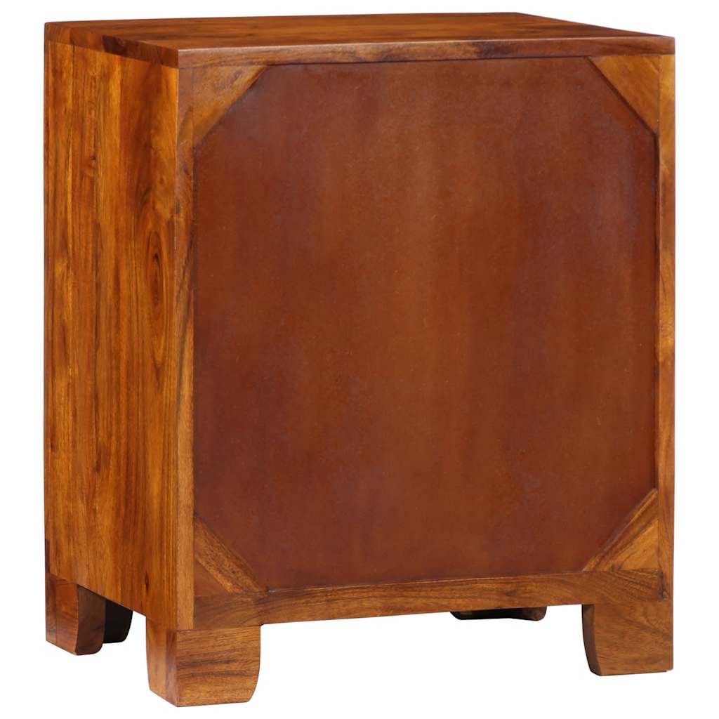vidaXL Sideboard Multicolour 50x35x60 Solid Wood Acacia