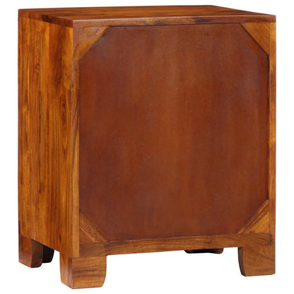 vidaXL Sideboard Multicolour 50x35x60 Solid Wood Acacia