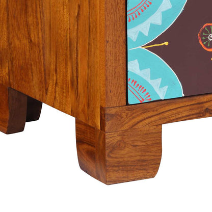 vidaXL Sideboard Multicolour 50x35x60 Solid Wood Acacia