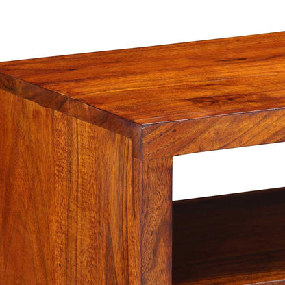 vidaXL TV Cabinet Multicolour 110x30x40 Solid Wood Acacia