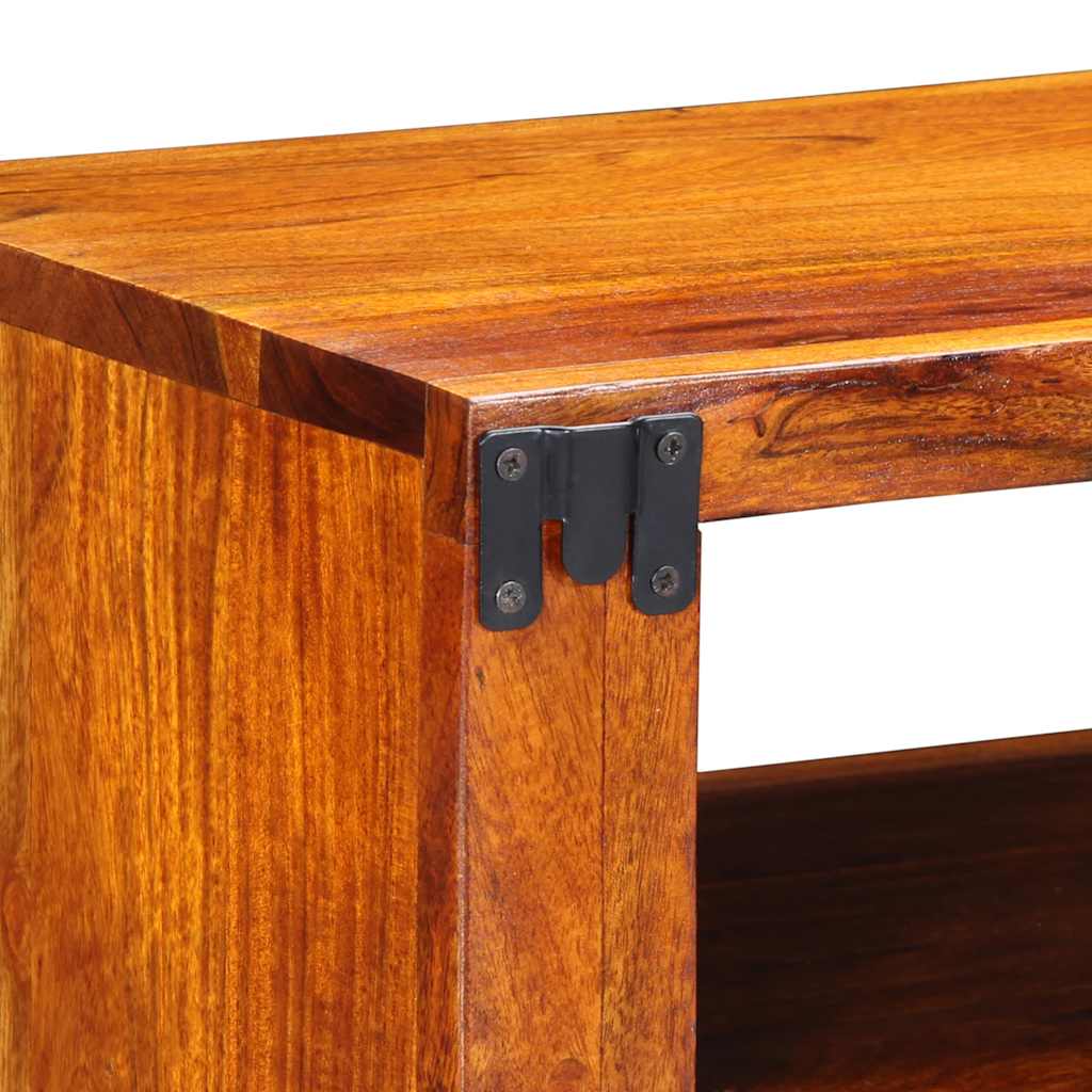 vidaXL Wall-mounted TV Cabinet Multicolour 90x30x30 Solid Wood Acacia