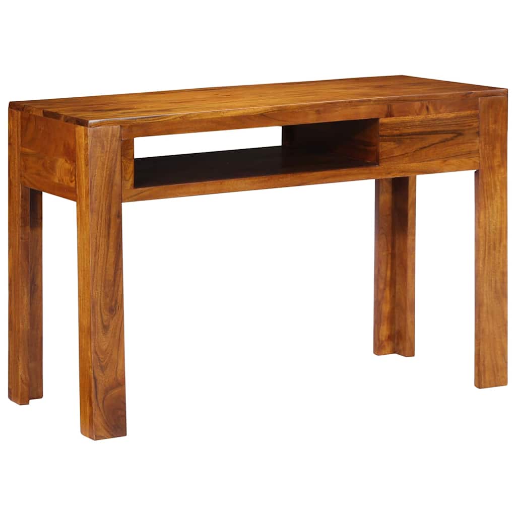 vidaXL Writing Desk with Drawer with Storage Brown 110 x 50 x 73 cm