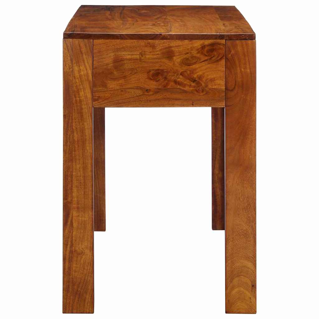 vidaXL Writing Desk with Drawer with Storage Brown 110 x 50 x 73 cm