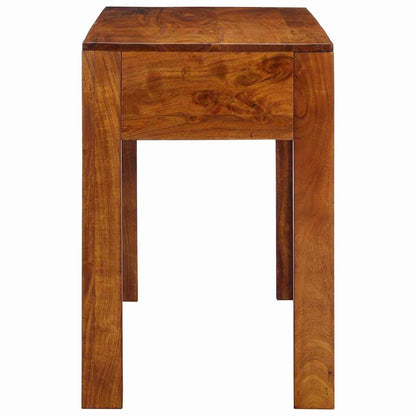 vidaXL Writing Desk with Drawer with Storage Brown 110 x 50 x 73 cm