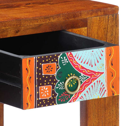 vidaXL Writing Desk with Drawer with Storage Brown 100 x 50 x 75 cm