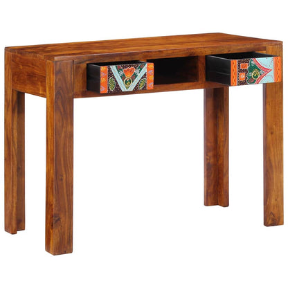 vidaXL Writing Desk with Drawer with Storage Brown 100 x 50 x 75 cm