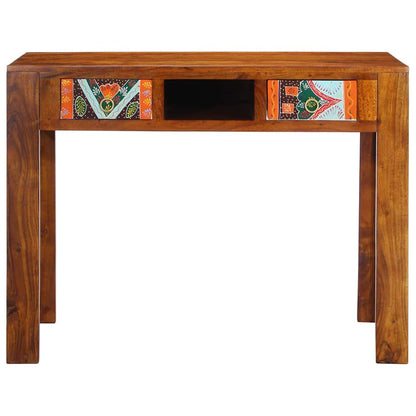 vidaXL Writing Desk with Drawer with Storage Brown 100 x 50 x 75 cm
