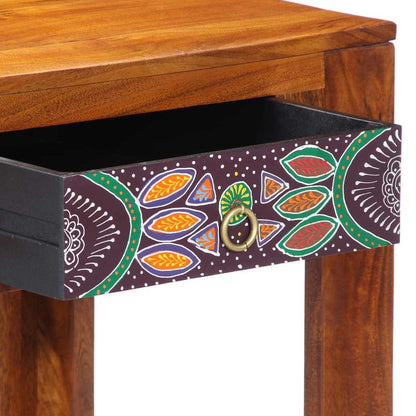 vidaXL Writing Desk with Drawer with Storage Brown 100 x 50 x 75 cm