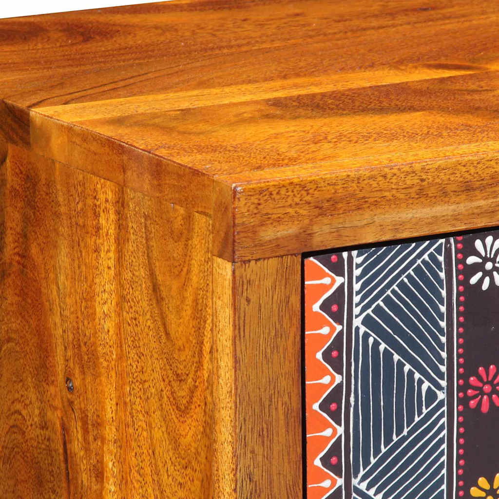 vidaXL Sideboard Multicolour 40 x 35 x 45 cm Solid acacia wood