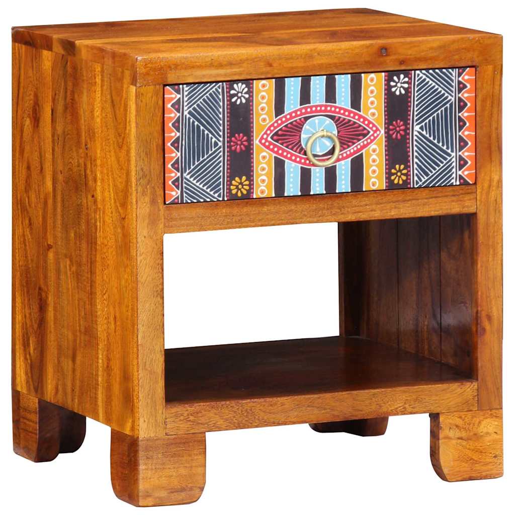vidaXL Sideboard Multicolour 40 x 35 x 45 cm Solid acacia wood