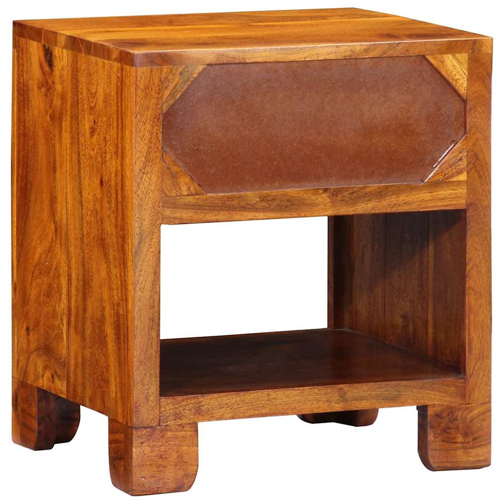 vidaXL Sideboard Multicolour 40 x 35 x 45 cm Solid acacia wood