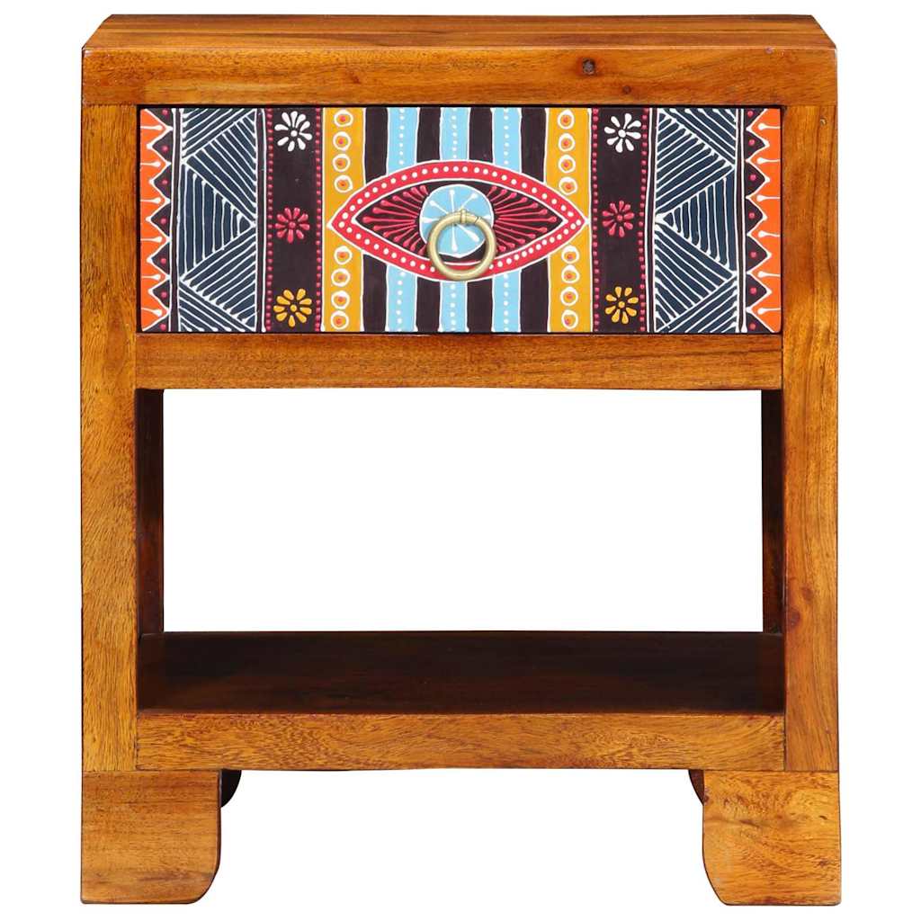 vidaXL Sideboard Multicolour 40 x 35 x 45 cm Solid acacia wood