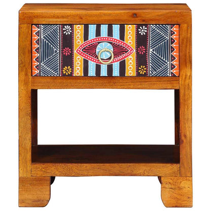 vidaXL Sideboard Multicolour 40 x 35 x 45 cm Solid acacia wood