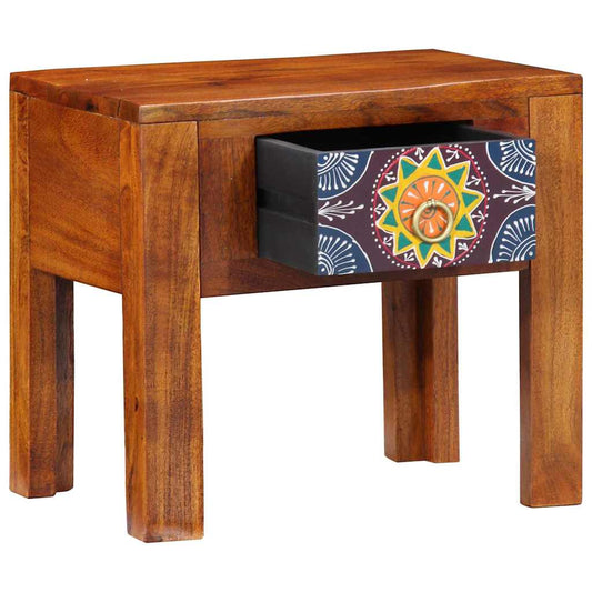 vidaXL Side Table 40x30x36 cm Solid Wood Acacia