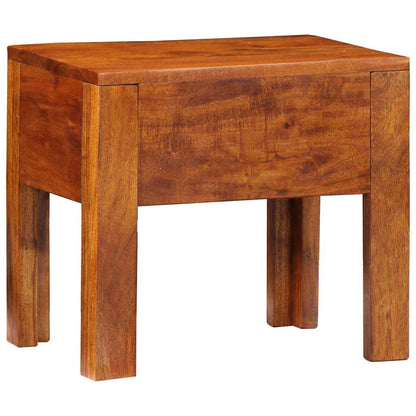 vidaXL Side Table with Drawer with Storage Brown 40 x 30 x 36 cm