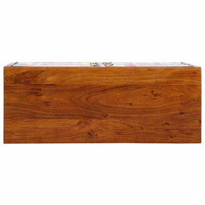 vidaXL Shoe Cabinet with Door Brown 90 x 35 x 55 cm Solid Acacia Wood
