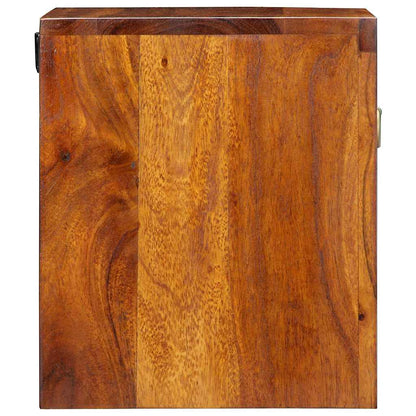 vidaXL Bedside Cabinet 2 pcs Brown 40 x 35 x 35 cm Solid Acacia Wood