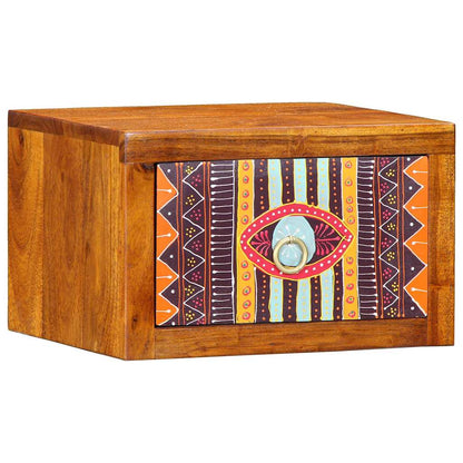 vidaXL Bedside Cabinet with Drawer Brown 35 x 30 x 22 cm