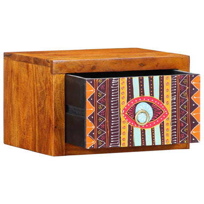 vidaXL Bedside Cabinet with Drawer 2 pcs Brown 35 x 30 x 22 cm