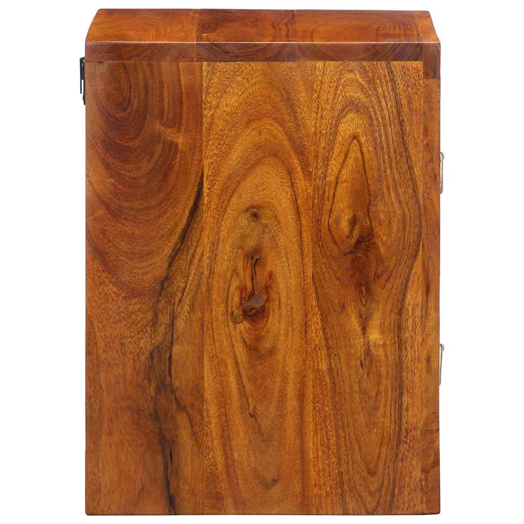 vidaXL Bedside Cabinet 2 pcs Brown 35 x 30 x 40 cm Solid Acacia Wood