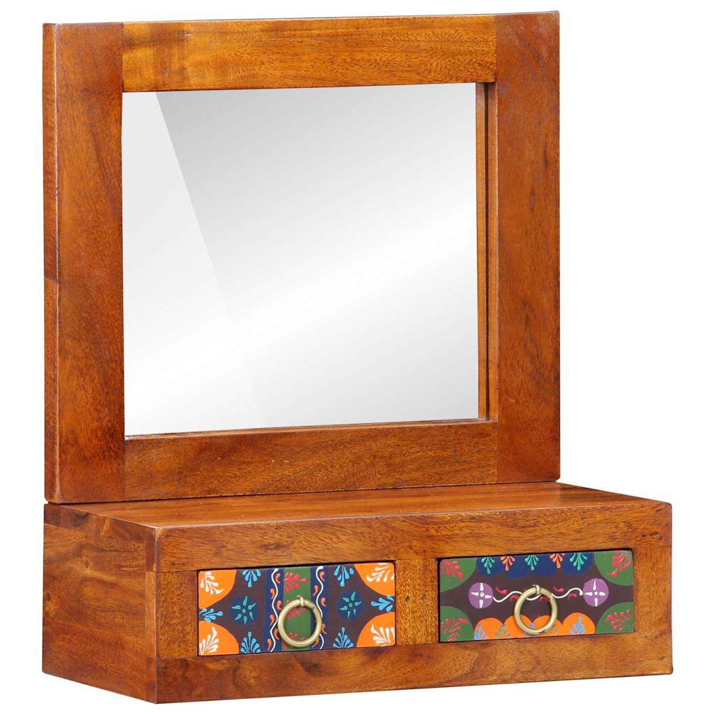 vidaXL Wall Cabinet Brown 40 x 20 x 50 cm Solid Acacia Wood