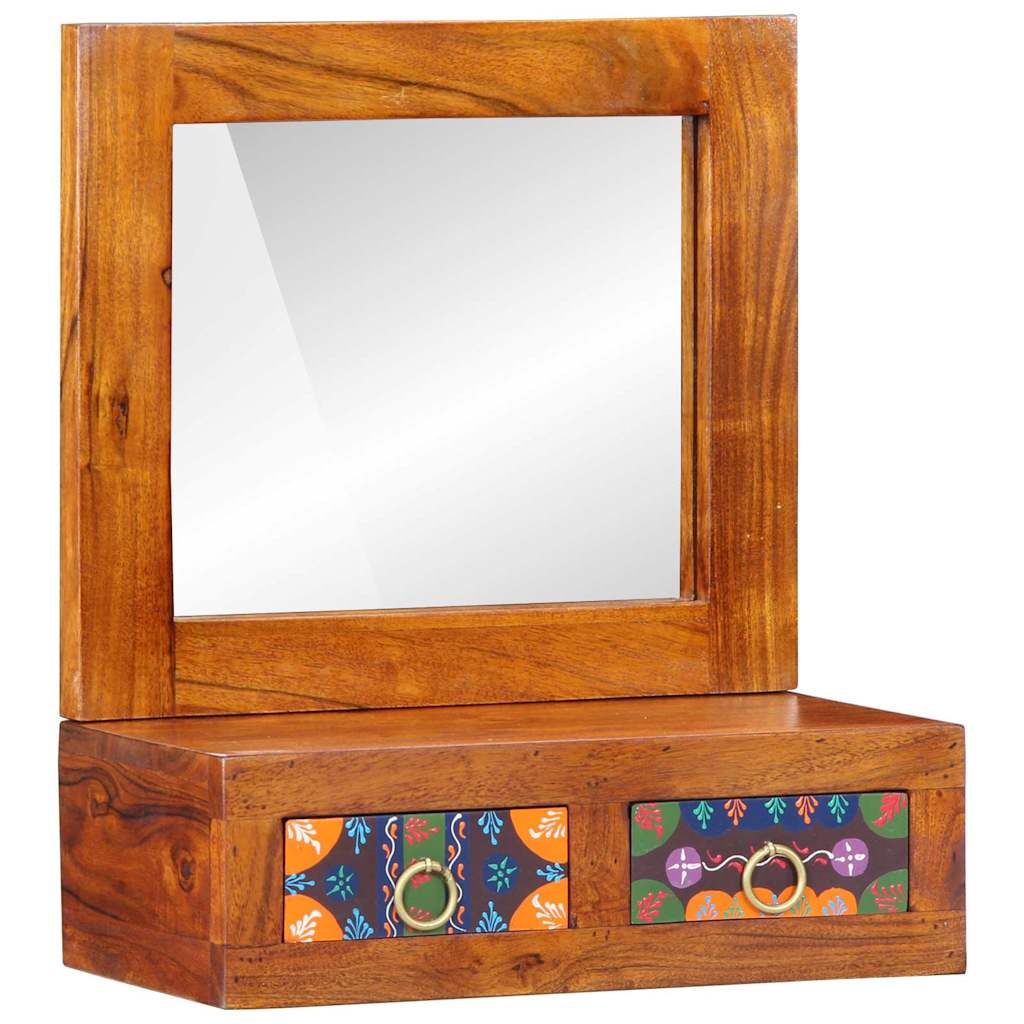 vidaXL Wall Cabinet Brown 40 x 20 x 50 cm Solid Acacia Wood