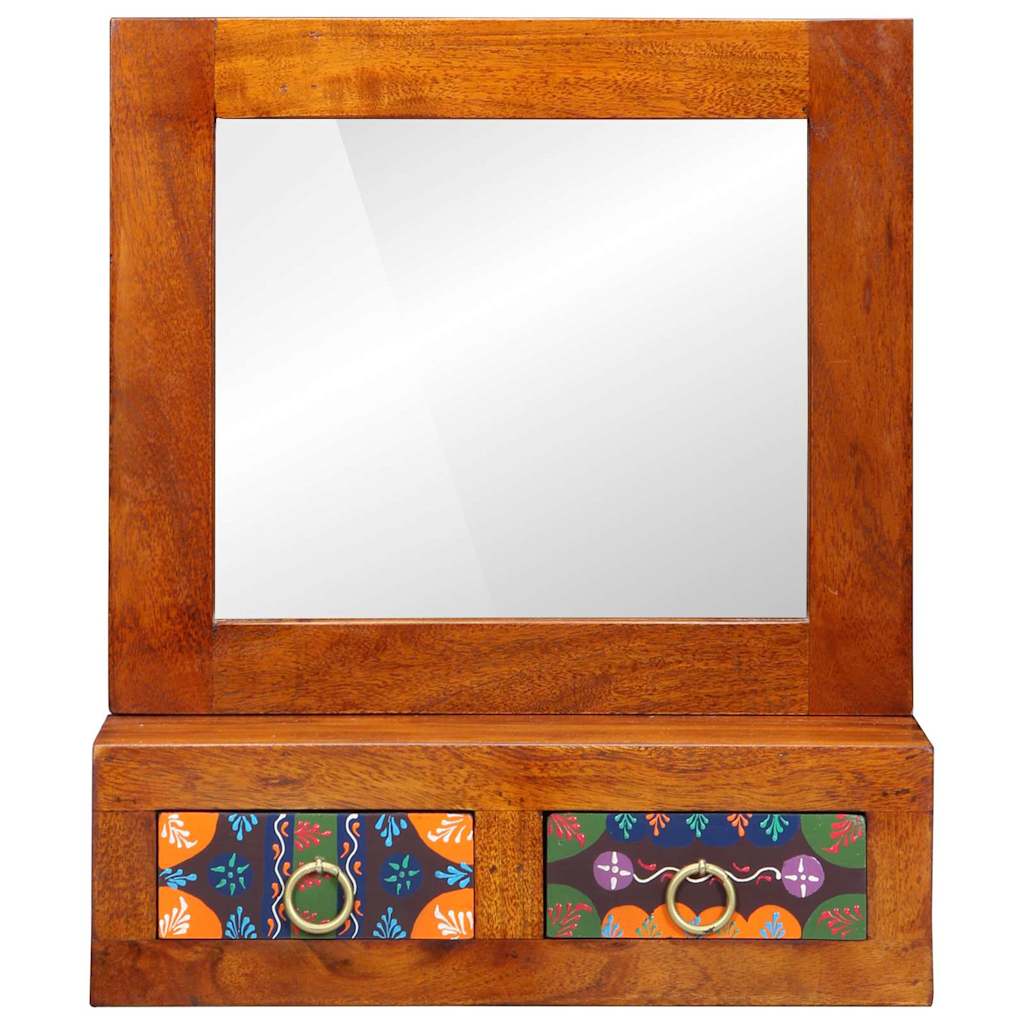 vidaXL Wall Cabinet Brown 40 x 20 x 50 cm Solid Acacia Wood