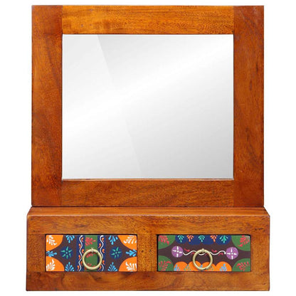 vidaXL Wall Cabinet Brown 40 x 20 x 50 cm Solid Acacia Wood