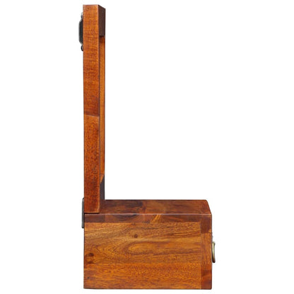 vidaXL Wall Cabinet Brown 40 x 20 x 50 cm Solid Acacia Wood