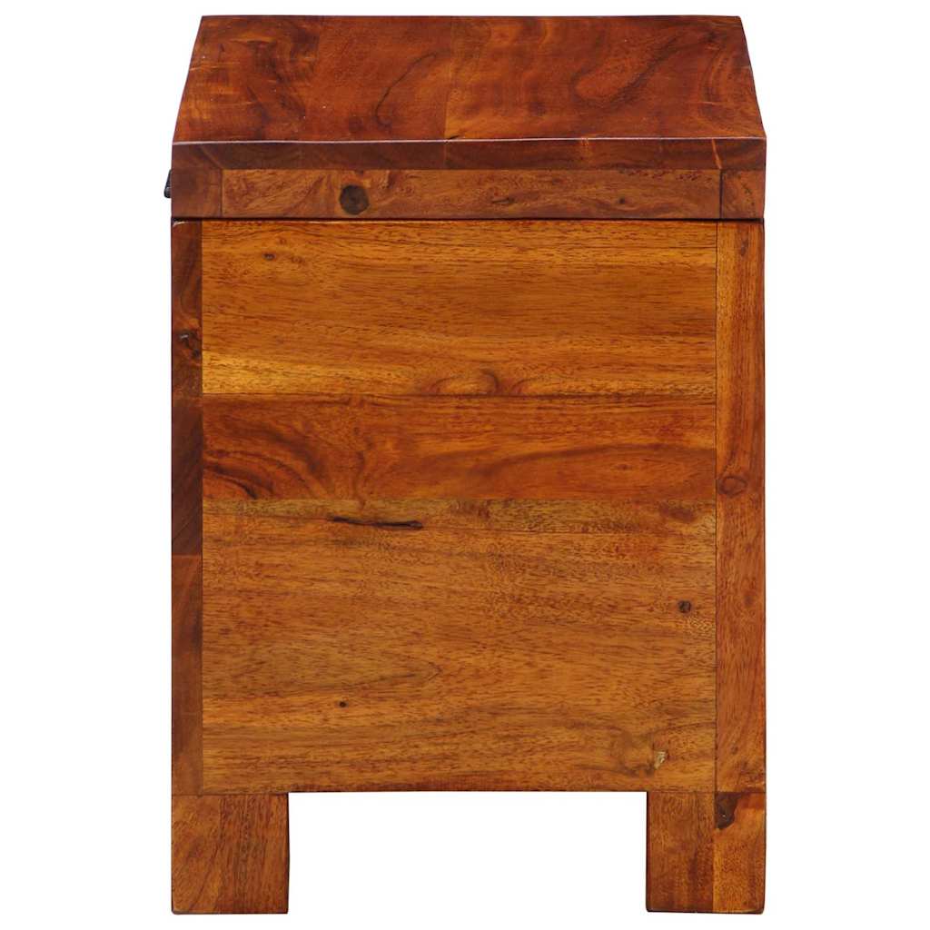vidaXL Storage Box Multicolour 50 x 30 x 40 cm Solid acacia wood