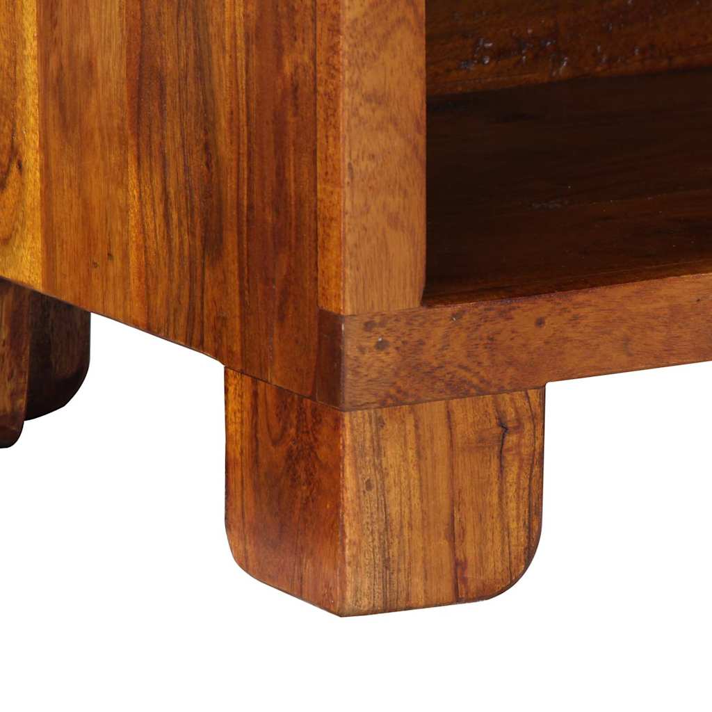 vidaXL Shoe Bench Honey Brown 100 x 35 x 45 cm Acacia Solid Wood