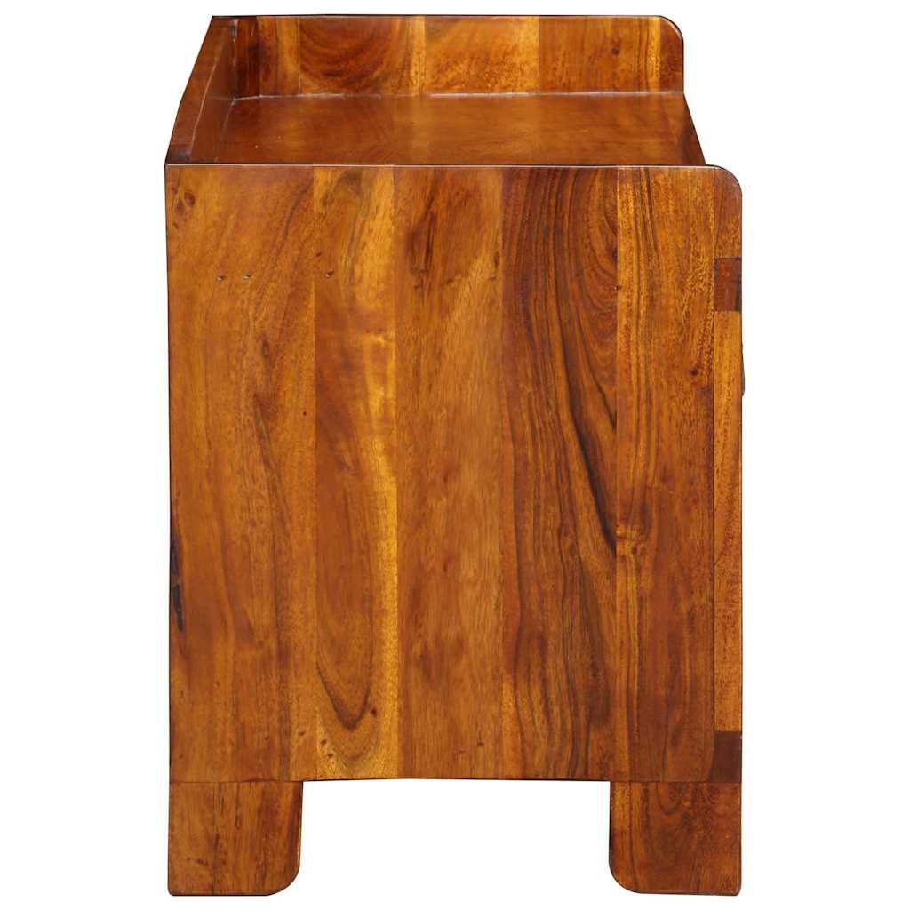 vidaXL Shoe Bench Honey Brown 100 x 35 x 45 cm Acacia Solid Wood